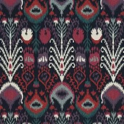 Kaleen Rugs Anther 2'2" X 7'10" Red, Navy, Teal, Purple And Ivory Indoor/Outdoor Runner -Carpet And Flooring Stores 5488749 5