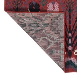 Kaleen Rugs Anther 2'2" X 7'10" Navy, Ivory, Teal, Red And Purple Indoor/Outdoor Runner -Carpet And Flooring Stores 5488814 3