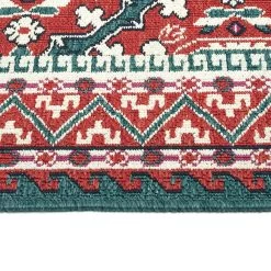 Kaleen Rugs Anther 1'11" X 3'7" Red, Teal, Pink, Ivory And Navy Area Rug -Carpet And Flooring Stores 5492329 3