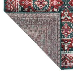 Kaleen Rugs Anther 1'11" X 3'7" Red, Teal, Pink, Ivory And Navy Area Rug -Carpet And Flooring Stores 5492329 4