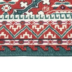 Kaleen Rugs Anther 2'2" X 7'10" Red, Teal, Pink, Ivory And Navy Runner -Carpet And Flooring Stores 5492337 4