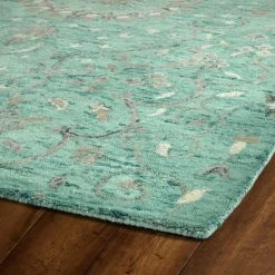 Kaleen Rugs Chancellor 10' X 14' Turquoise, Cadet Blue, Grey, Linen And Charcoal Area Rug -Carpet And Flooring Stores 5492444 3