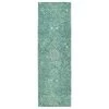 Kaleen Rugs Chancellor 2'6" X 8' Turquoise, Cadet Blue, Grey, Linen And Charcoal Runner