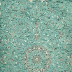 Kaleen Rugs Chancellor 5' X 7'9" Turquoise, Cadet Blue, Grey, Linen And Charcoal Area Rug 3 Kaleen Rugs Chancellor 5' X 7'9" Turquoise, Cadet Blue, Grey, Linen And Charcoal Area Rug -Carpet And Flooring Stores 5492485 4