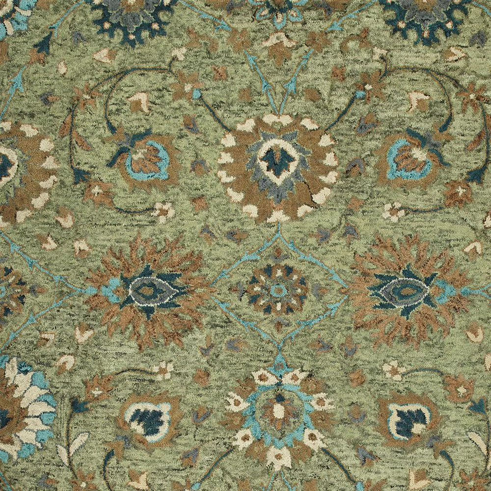 Kaleen Rugs Chancellor 2'6" x 8' Sage, Mustard, Light Brown, Denim and Linen Runner Kaleen Rugs Chancellor 2'6" X 8' Sage, Mustard, Light Brown, Denim And Linen Runner -Carpet And Flooring Stores 5492600 3