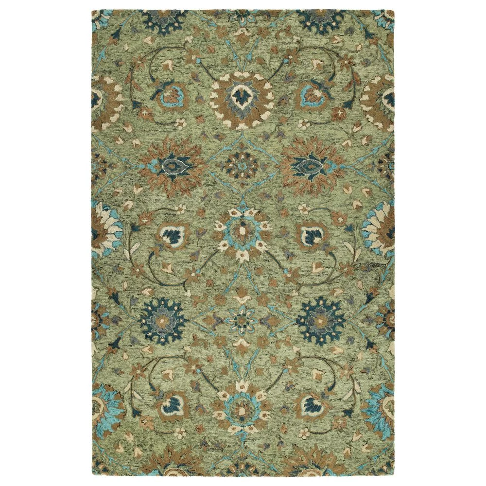 Kaleen Rugs Chancellor 5' x 7'9" Sage, Mustard, Light Brown, Denim and Linen Area Rug Kaleen Rugs Chancellor 5' X 7'9" Sage, Mustard, Light Brown, Denim And Linen Area Rug -Carpet And Flooring Stores 5492626 1