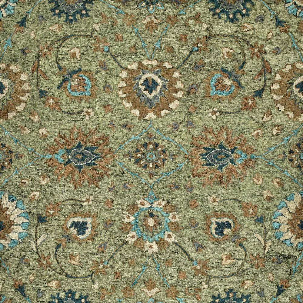 Kaleen Rugs Chancellor 5' x 7'9" Sage, Mustard, Light Brown, Denim and Linen Area Rug Kaleen Rugs Chancellor 5' X 7'9" Sage, Mustard, Light Brown, Denim And Linen Area Rug -Carpet And Flooring Stores 5492626 4