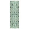 Kaleen Rugs Chancellor 2'6" X 8' Turquoise, Mist, Dark Jade, Denim And Moss Runner