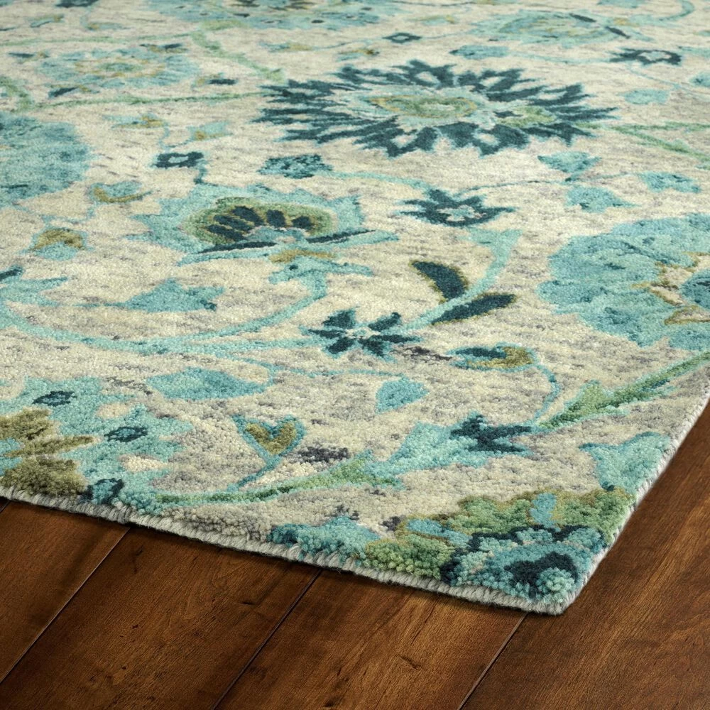 Kaleen Rugs Chancellor 9' x 12' Turquoise, Mist, Dark Jade, Denim and Moss Area Rug Kaleen Rugs Chancellor 9' X 12' Turquoise, Mist, Dark Jade, Denim And Moss Area Rug -Carpet And Flooring Stores 5492717 3