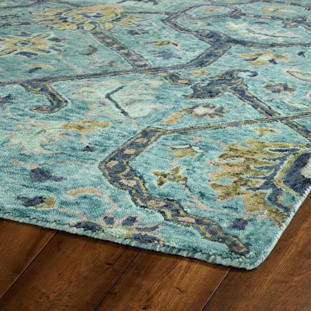 Kaleen Rugs Chancellor 10' x 14' Blue, Turquoise, Denim, Sage and Taupe Area Rug Kaleen Rugs Chancellor 10' X 14' Blue, Turquoise, Denim, Sage And Taupe Area Rug -Carpet And Flooring Stores 5492725 3