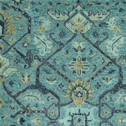 Kaleen Rugs Chancellor 2'6" X 8' Blue, Turquoise, Denim, Sage And Taupe Runner 2 Kaleen Rugs Chancellor 2'6" X 8' Blue, Turquoise, Denim, Sage And Taupe Runner -Carpet And Flooring Stores 5492741 3