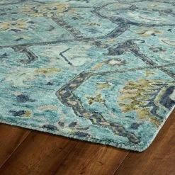 Kaleen Rugs Chancellor 9' X 12' Blue, Turquoise, Denim, Sage And Taupe Area Rug -Carpet And Flooring Stores 5492782 3