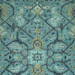 Kaleen Rugs Chancellor 9' X 12' Blue, Turquoise, Denim, Sage And Taupe Area Rug -Carpet And Flooring Stores 5492782 4