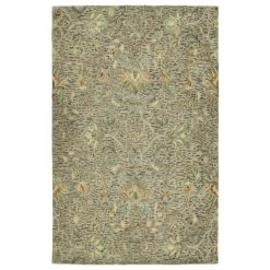 Kaleen Rugs Chancellor 9' X 12' Taupe, Mushroom, Aqua, Light Brown, Sage And Ecru Area Rug