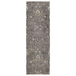 Kaleen Rugs Chancellor 2'6" X 8' Lilac, Plum, Ivory, Taupe And Wheat Runner