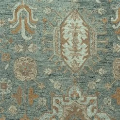 Kaleen Rugs Chancellor 2'6" X 8' Pewter Green, Brown, Taupe, Gold And Spa Runner -Carpet And Flooring Stores 5493160 5