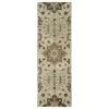 Kaleen Rugs Chancellor 2'6" X 8' Sand, Brown, Taupe, Silver And Gold Runner