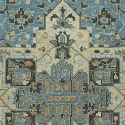 Kaleen Rugs Chancellor 8' X 10' Blue, Gold, Taupe, Grey And Charcoal Area Rug -Carpet And Flooring Stores 5493475 5