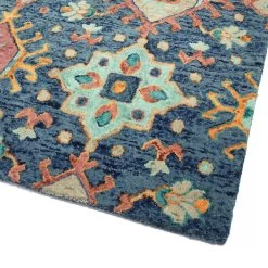 Kaleen Rugs Chancellor 10' X 14' Navy, Light Blue, Orange, Gold And Wine Area Rug -Carpet And Flooring Stores 5493566 3