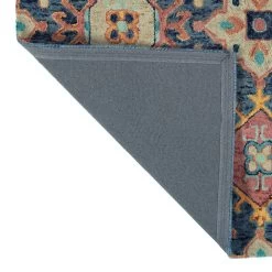 Kaleen Rugs Chancellor 2'6" X 8' Navy, Light Blue, Orange, Gold And Wine Runner -Carpet And Flooring Stores 5493582 3