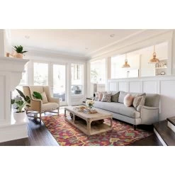 Kaleen Rugs Chancellor 4' X 6' Plum, Orange, Teal, Gold And Sage Area Rug -Carpet And Flooring Stores 5493731 2