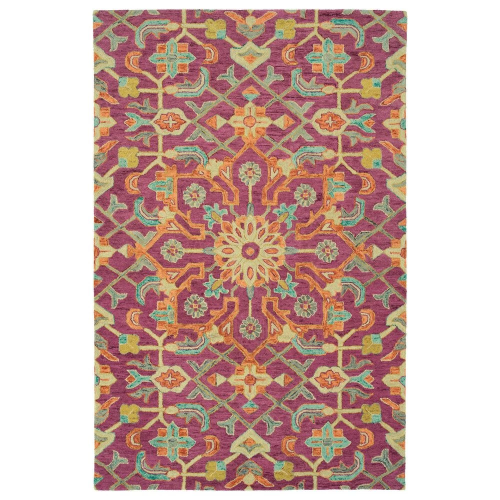 Kaleen Rugs Chancellor 5' x 7'9" Plum, Orange, Teal, Gold and Sage Area Rug Kaleen Rugs Chancellor 5' X 7'9" Plum, Orange, Teal, Gold And Sage Area Rug -Carpet And Flooring Stores 5493749 1