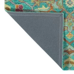 Kaleen Rugs Chancellor 2' X 3' Teal, Sand, Orange, Sage, Plum And Brown Area Rug -Carpet And Flooring Stores 5493780 3
