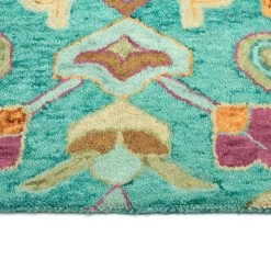 Kaleen Rugs Chancellor 2' X 3' Teal, Sand, Orange, Sage, Plum And Brown Area Rug -Carpet And Flooring Stores 5493780 4