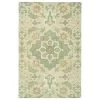 Kaleen Rugs Chancellor 2'6" X 8' Sand, Sage, Orange, Ivory And Grey Runner