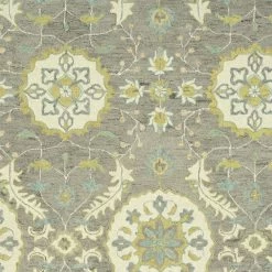 Kaleen Rugs Chancellor 2'6" X 8' Graphite, Ivory, Gold, Teal And Orange Runner -Carpet And Flooring Stores 5494218 5