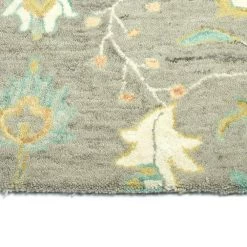 Kaleen Rugs Chancellor 8' X 10' Graphite, Ivory, Gold, Teal And Orange Area Rug -Carpet And Flooring Stores 5494242 5