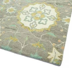 Kaleen Rugs Chancellor 9' X 12' Graphite, Ivory, Gold, Teal And Orange Area Rug 2 Kaleen Rugs Chancellor 9' X 12' Graphite, Ivory, Gold, Teal And Orange Area Rug -Carpet And Flooring Stores 5494259 3