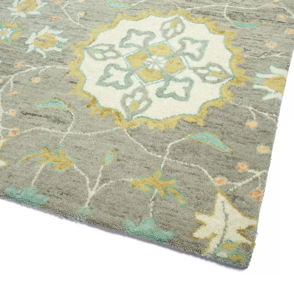 Kaleen Rugs Chancellor 9' x 12' Graphite, Ivory, Gold, Teal and Orange Area Rug Kaleen Rugs Chancellor 9' X 12' Graphite, Ivory, Gold, Teal And Orange Area Rug -Carpet And Flooring Stores 5494259 3