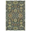 Kaleen Rugs Chancellor 4' X 6' Denim, Orange, Sage, Sand And Grey Area Rug