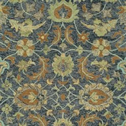 Kaleen Rugs Chancellor 4' X 6' Denim, Orange, Sage, Sand And Grey Area Rug -Carpet And Flooring Stores 5494283 6
