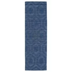 Kaleen Rugs Imprints Modern 2'6" X 8' Denim Runner