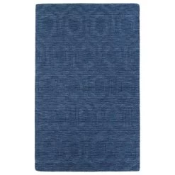 Kaleen Rugs Imprints Modern 5' X 8' Denim Area Rug