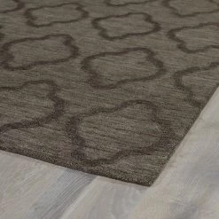 Kaleen Rugs Imprints Modern IPM02-40 2'6" X 8' Chocolate Brown Runner -Carpet And Flooring Stores 5495124 2