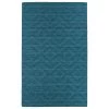 Kaleen Rugs Imprints Modern Geometric 3'6" X 5'6" Turquoise Area Rug