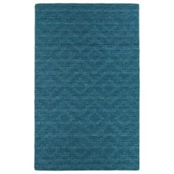 Kaleen Rugs Imprints Modern Geometric 8' X 11' Turquoise Area Rug