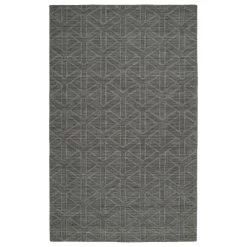 Kaleen Rugs Imprints Modern 9'6" X 13'6" Charcoal Area Rug
