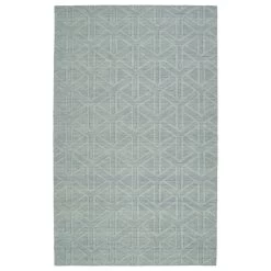 Kaleen Rugs Imprints Modern 5' X 8' Light Blue Area Rug