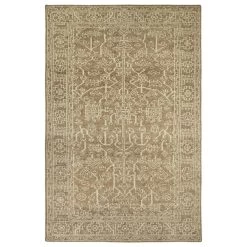 Kaleen Rugs Herrera 8' X 10' Khaki, Light Brown And Ivory Area Rug