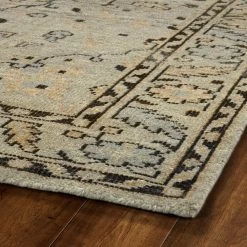 Kaleen Rugs Herrera 2' X 3' Pewter Green, Grey, Charcoal And Light Brown Area Rug 2 Kaleen Rugs Herrera 2' X 3' Pewter Green, Grey, Charcoal And Light Brown Area Rug -Carpet And Flooring Stores 5496809 3