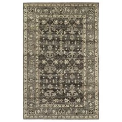 Kaleen Rugs Herrera 2' X 3' Charcoal, Grey, Sand, Oatmeal And Ivory Area Rug