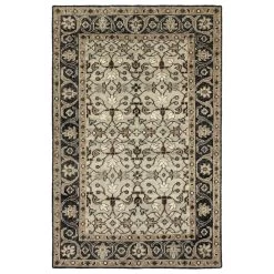 Kaleen Rugs Herrera 8' X 10' Oatmeal, Charcoal, Brown, Ivory And Sand Area Rug
