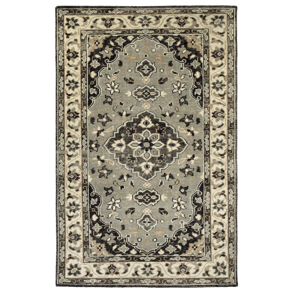 Kaleen Rugs Herrera 5'6" x 8'6" Grey, Charcoal, Ivory and Light Brown Area Rug Kaleen Rugs Herrera 5'6" X 8'6" Grey, Charcoal, Ivory And Light Brown Area Rug -Carpet And Flooring Stores 5497138 1