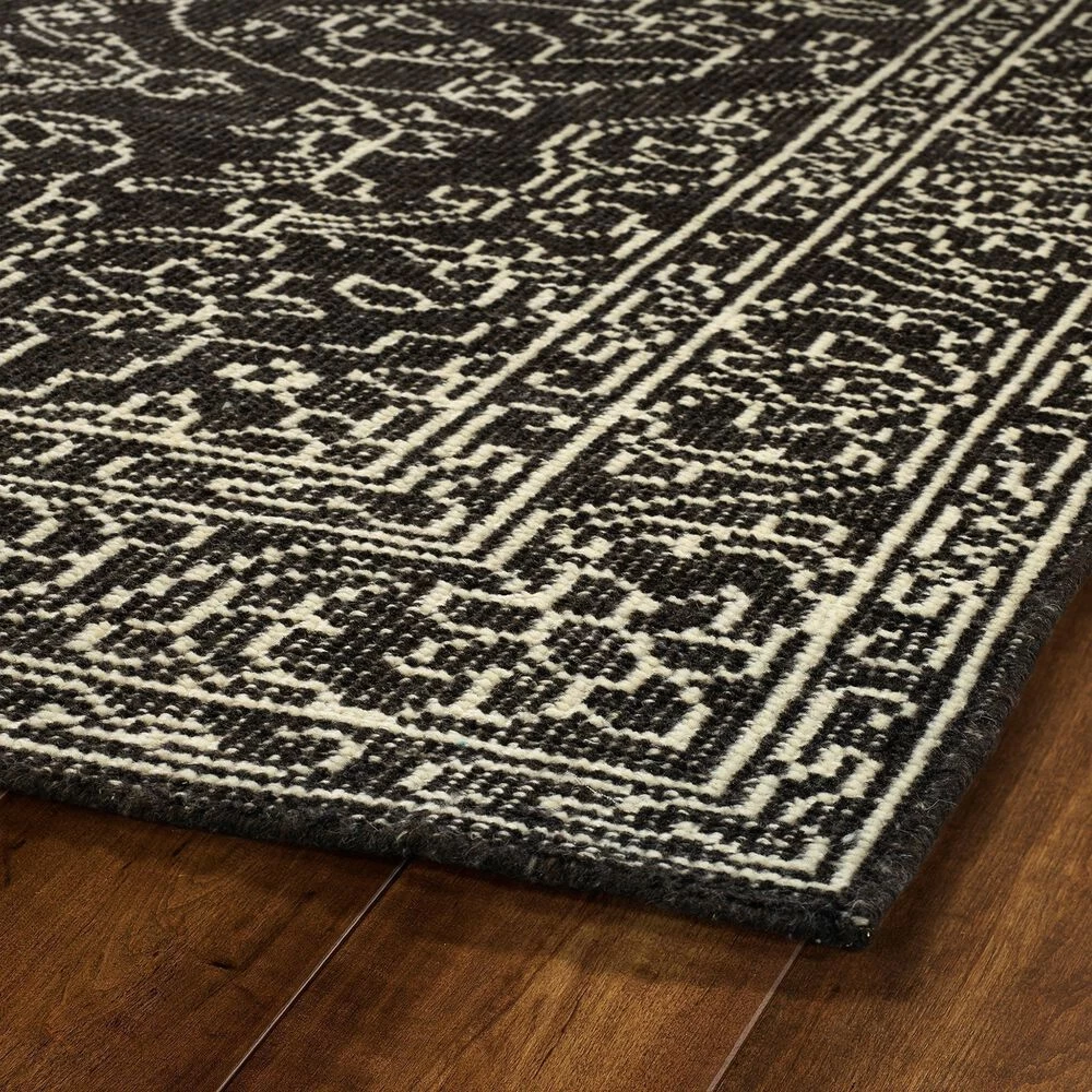Kaleen Rugs Herrera 9' x 12' Charcoal and Ivory Area Rug Kaleen Rugs Herrera 9' X 12' Charcoal And Ivory Area Rug -Carpet And Flooring Stores 5497211 2