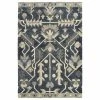 Kaleen Rugs Brooklyn 8' X 11' Denim, Steel Blue, Pewter Green, Grey Green, Linen And Ivory Area Rug