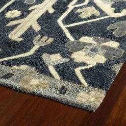 Kaleen Rugs Brooklyn 8' X 11' Denim, Steel Blue, Pewter Green, Grey Green, Linen And Ivory Area Rug -Carpet And Flooring Stores 5497641 4